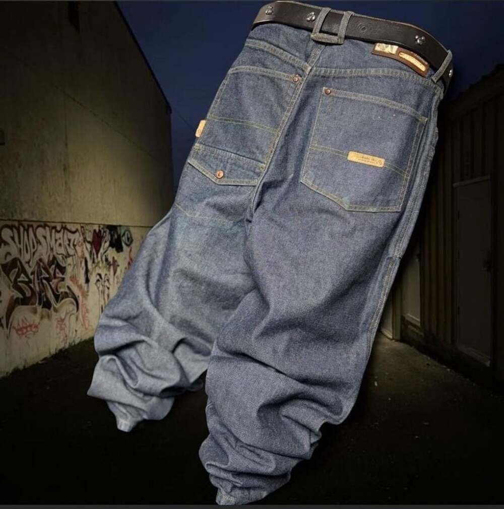 Akademiks Baggy Denim Jeans Blue